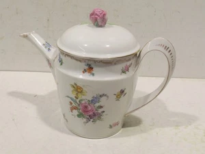 Ancienne cafetière/théière en porcelaine Franziska Hirsch Dresde 17 cm x 21 cm x 11 cm - Photo 1/7