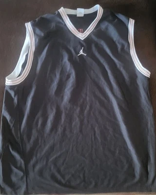 Nike Michael Jordan Sleeveless Jersey Shirt Men’s 3XL Black Basketball Vintage - Image 1 of 4