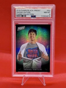 2018 Panini Black Friday #SO RAPTURE /199 Shohei Ohtani RC PSA 8 SSP - Foto 1 di 1