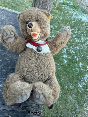 Steiff Reitbär 8150/40 - Metallschaukel mit Rädern - Bild 1 von 4