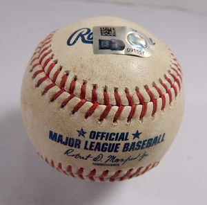 2022 Phillies Marlins Game Used Baseball Jose Alvarado Charles Leblanc Ball - Picture 1 of 5