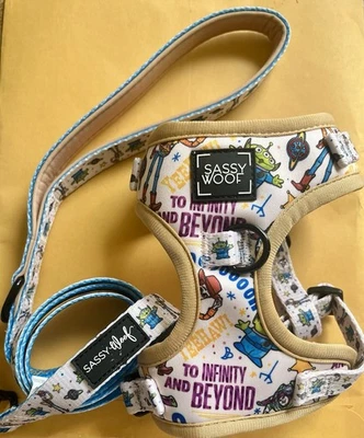 Toy Story Harness & Matching Leash. Sassy Woof XXS - Image 1 of 4