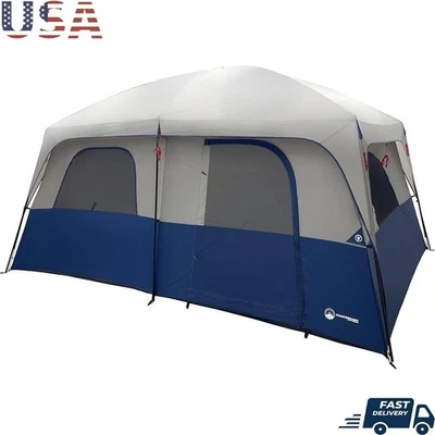 10 Person Tent Outdoor Camping Easy Setup Waterproof W/ Organizer Pockets New - Image 1 of 4