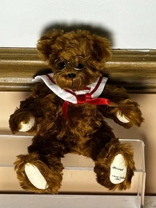 Orsacchiotto vintage di Corbett Hollow 1992 firmato 9" completamente snodato "Skipper" - Foto 1 di 8