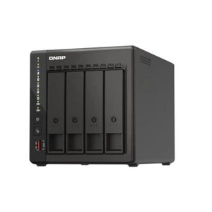 QNAP TS-453E NAS Tower Collegamento ethernet LAN Nero J6412 - Foto 1 di 3