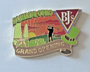 BJS Restaurant Employee Grand Opening Dublin Ohio OH 2011 Lapel Pin - Picture 1 of 4