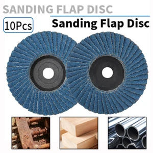 10Pcs 75mm Zirconia Flap Disc Wheels 3'' Abrasive For Metal Angle Grinder Tool - Picture 1 of 8