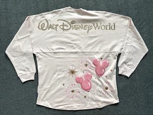 NWT WALT DISNEY WORLD 2024 Pink Sequin Balloon Spirit Jersey - Women Sz Large - Picture 1 of 12