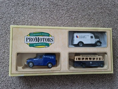 LLEDO DAYS GONE BIRMINGHAM POST & MAIL 3 X SET COACH, 1960 MORRIS MINOR &BEDFORD - Image 1 of 2