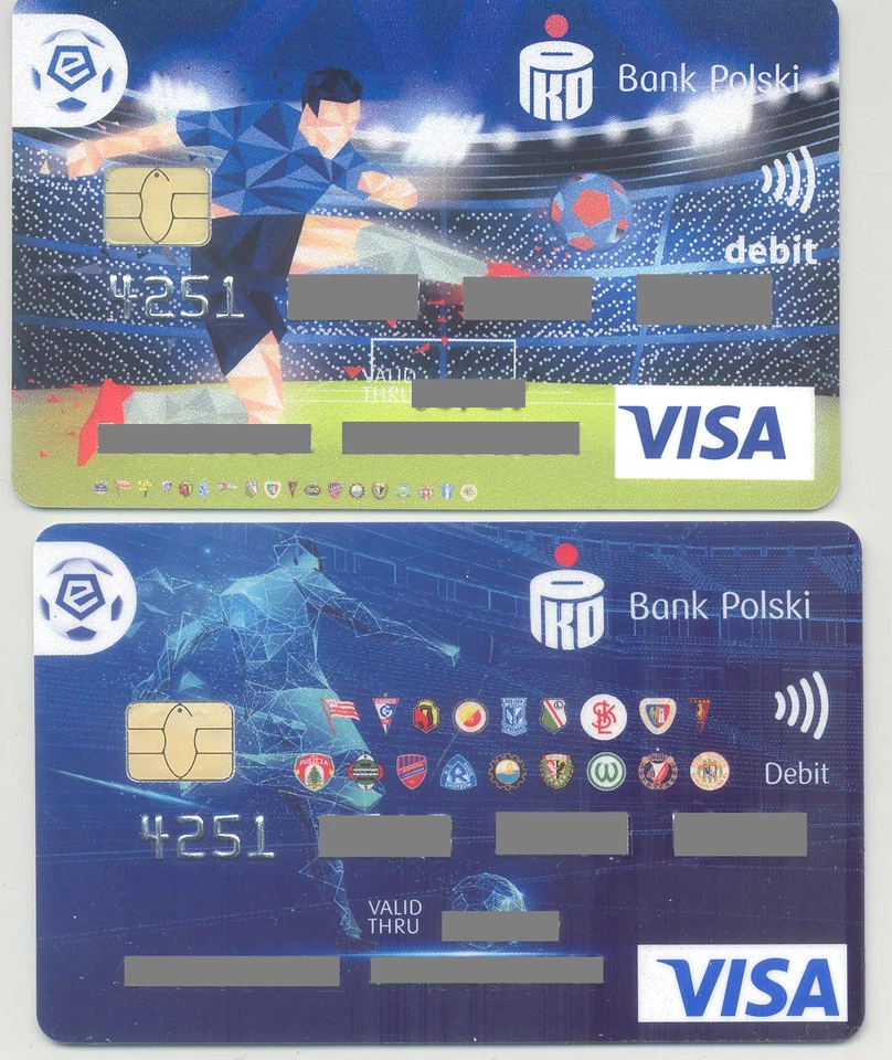Poland bank cards  , Visa , ( Expired ) - Image 1 of 2