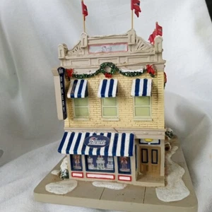 NFL New England Patriots Hawthorne Village The Bakery Shop Weihnachten mit COA - Bild 1 von 7