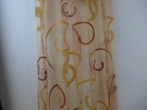 340 cm Gardine Deko ca. 150 cm breit zum selber nähen Ausbrenner SALE - Bild 1 von 2