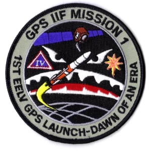 ORIGINAL - GPS II F MISSION 1 DELTA IV 1ST EELV USAF SATELLITE LAUNCH PATCH - Bild 1 von 1