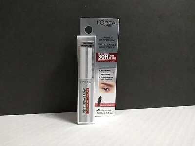 Loreal Unbelieva Brow Longwear Topcoat Universal Transparent Eyebrow New - Image 1 of 4