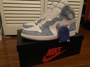 Size 10 - Jordan 1 Retro OG High Hyper Royal - Picture 1 of 7