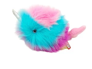 Douglas Kuscheltier Bubbles Regenbogen Narwal Plüschtier Stofftier flauschig 13 Zoll - Bild 1 von 7