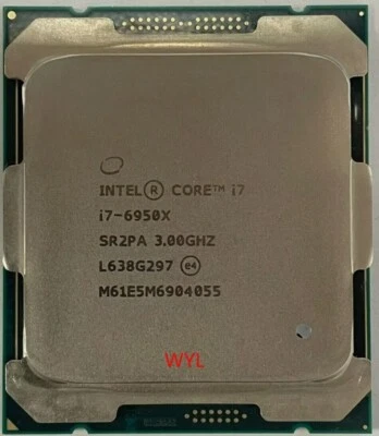 Intel Core i7-6950X CPU Processor LGA2011-3 Extreme Edition SR2PA 25M Cache - Bild 1 von 3