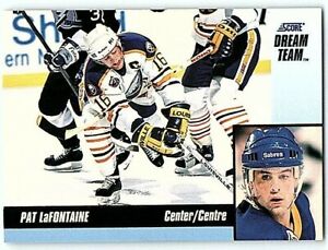 1993-94 SCORE DREAM TEAM PAT LAFONTAINE HOCKEY INSERT CARD # 13 Buffalo Sabres