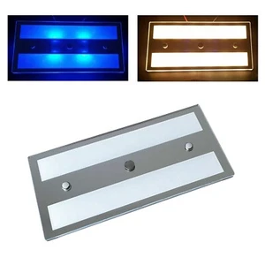 Lampa LED 12V 24V Sufitowa Plafon Lampka Włącznik Dotykowy Do Kampera Łódź - Zdjęcie 1 z 9