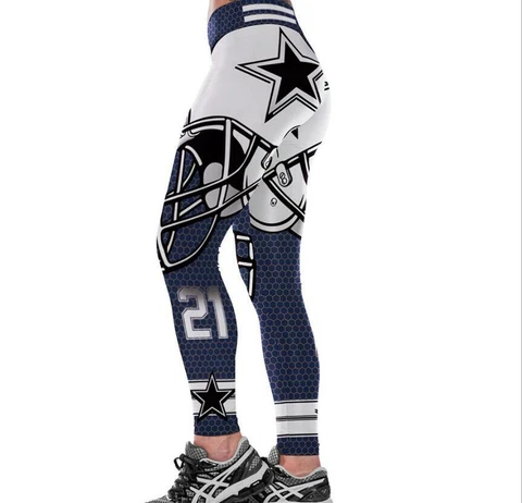 Women Fitness Leggings Cleveland Browns Sport 3D Yoga Pants Gym Training Run Cover
