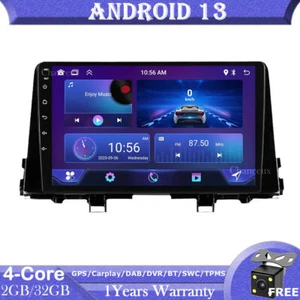 9"Android 13 Head Unit Radio GPS SAT Navi Carplay DAB for KIA Picanto 2017-2020 - Picture 1 of 12