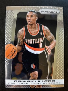 Damian Lillard 2013 Prizm #19 2nd year prizm card Perfection! Centered!