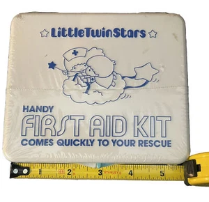 Vintage 1976 SANRIO Little Twin Stars Handy First Aid Kit (MADE IN JAPAN) - Picture 1 of 7