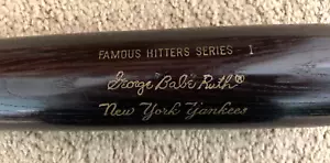 Baseball Hall of Fame Famous Hitters Series 1 Louisville Bat, Babe Ruth - Picture 1 of 7