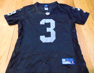 WOMEN'S REEBOK NFL OAKLAND RAIDERS CARSON PALMER BLACK JERSEY SIZE M - Picture 1 of 4