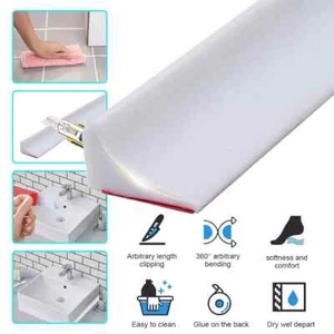 3M PVC Quadrant Trim,Flexible Laminate Beading Self Adhesive Plastic Wall Corner - Picture 1 of 9