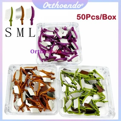 Cuñas protectoras interproximales de preparación dental para diastema matriz guardabarros cuñas 50 piezas Foto 1 de 4