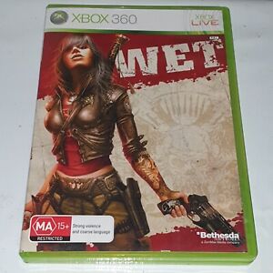 WET - Xbox 360 Game (PAL) BETHESDA - Complete with Manual - FREE POST 