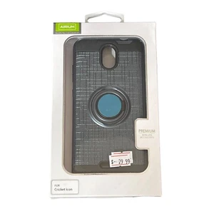 For Cricket Icon Phone Case Tough Strong Shockproof Case Cover Kickstand - Picture 1 of 4