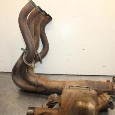 09-12 KAWASAKI NINJA ZX6R ZX600R COLECTOR DE TUBOS DE ESCAPE 39178-0148 BB617 Foto 1 de 4