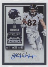 2015 Panini Contenders Playoff Ticket /199 Jeff Heuerman #161 Rookie Auto RC