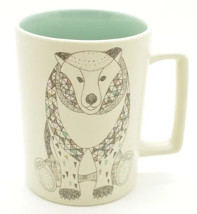 Collectible Starbucks 2017 Coffee Mug Cup Mosaic Polar Bear Holiday 12 oz - Picture 1 of 6
