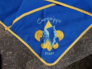 Pañuelo de Colección Boy Scout Owasippe Staff Logo Cosido West Michigan - Imagen 1 de 6