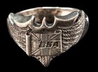 Motorcycle Ring Vintage Sterling Silver BSA Ring  A.S.Co Size 11 1/4
