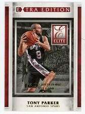 2015-16 Panini Donruss Elite Tony Parker Stat Line #4 #121/169 Spurs