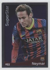 2014 Mundicromo Las Fichas Quiz de la Liga 2015 Super Star Silver Foil Neymar Jr