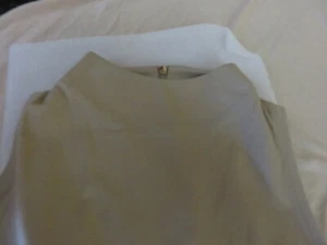Eight Senses Trinity sleeveless tank in sand,  comfortable, back zip, S, NWT - Picture 1 of 3