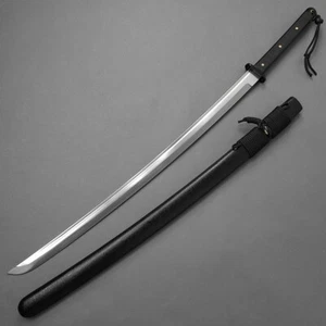 Musha Handmade 39" Tactical Samurai Wakizashi with 1045 Carbon Steel Full Tang - Picture 1 of 7