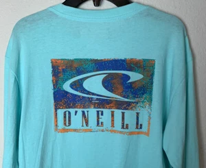 New Boy’s Large -12 O’Neill  Graphic Long Sleeve Blue T-Shirt Youth Kids - Picture 1 of 6