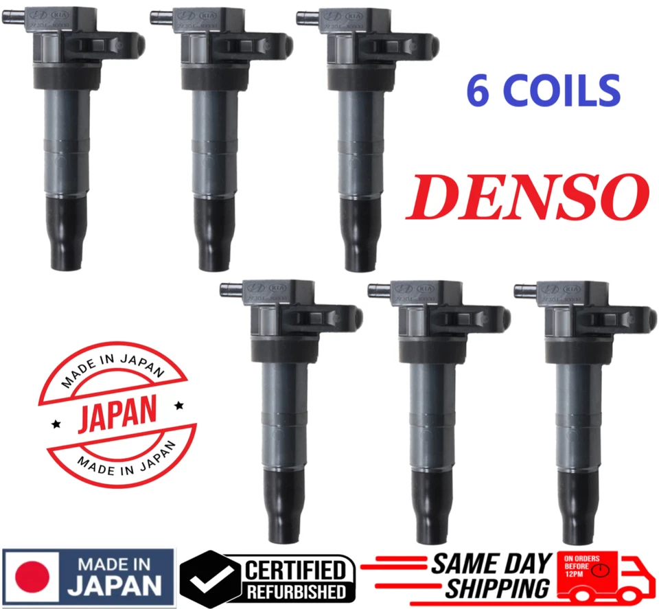 Bobinas de encendido OEM x6 para Hyundai y Kia V6 2010-2019, 27301-3C000, JUEGO ORIGINAL Foto 1 de 4