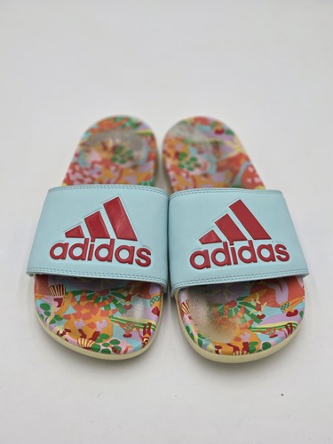 Scarpe Adidas Slides uomo taglia 6 multicolore Aqua Adilette Cloudfoam sandali piscina