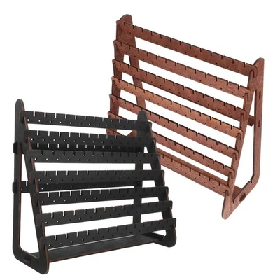 2 Pcs Holz-Displayständer Für Ohrringe, Halsketten, Armbänder Holzschmuckhalter - Bild 1 von 4
