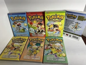 Pokémon Adventures Manga 1-7 Graphic Novel PB Book LOT Of 7 Hidenori Kusaka - Picture 1 of 17