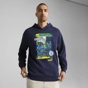 PUMA Manchester City ftblNRGY+ Hoodie - Mens - Picture 1 of 7
