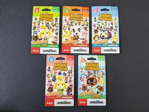 NEW Animal Crossing Amiibo Cards Series 1 2 3 4 5 US AUTHENTIC - CHOOSE SINGLES - Picture 1 of 63