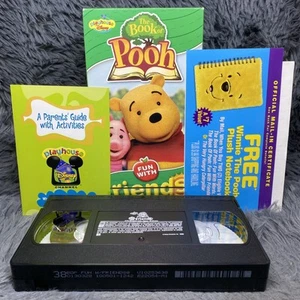 Book of Pooh: Fun With Friends VHS Tape 2001 Playhouse Disney Cartoon Show Rare - Picture 1 of 11